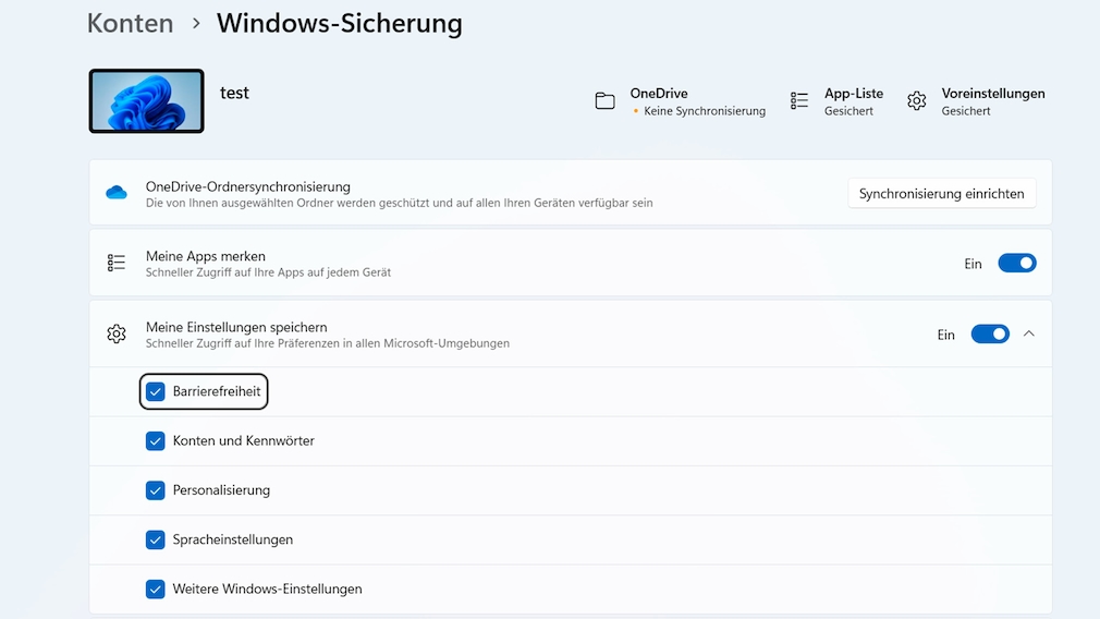 Windows-Sicherung Windows 10