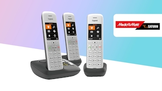 Media Markt: Drei DECT-Telefone von Gigaset für 77 Euro