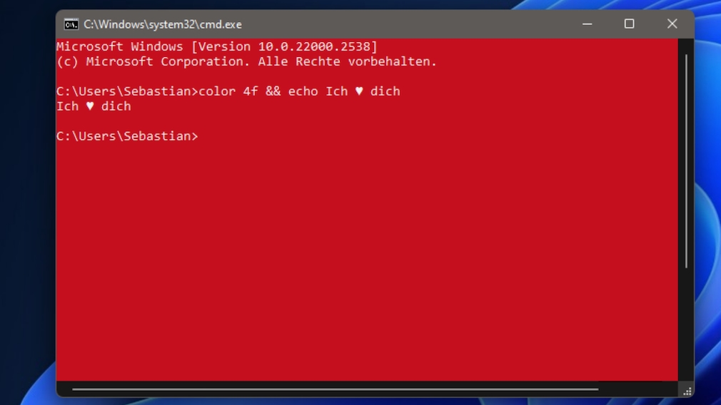 Lustige CMDBefehle 19 faszinierende Kommandos für Windows COMPUTER BILD