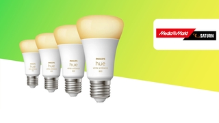 Philips Hue White Ambiance: Vier smarte Lampen für 35 Euro sichern