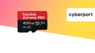 Cyberport-Angebot: Große microSD-Karte mit 400 GB von SanDisk zum Sparpreis