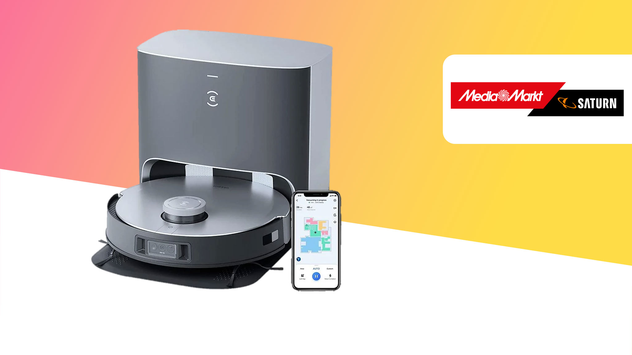 Saugroboter mit Absaugstation Ecovacs um 42 Prozent reduziert