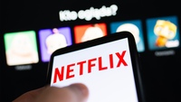 Netflix Logo auf Handy