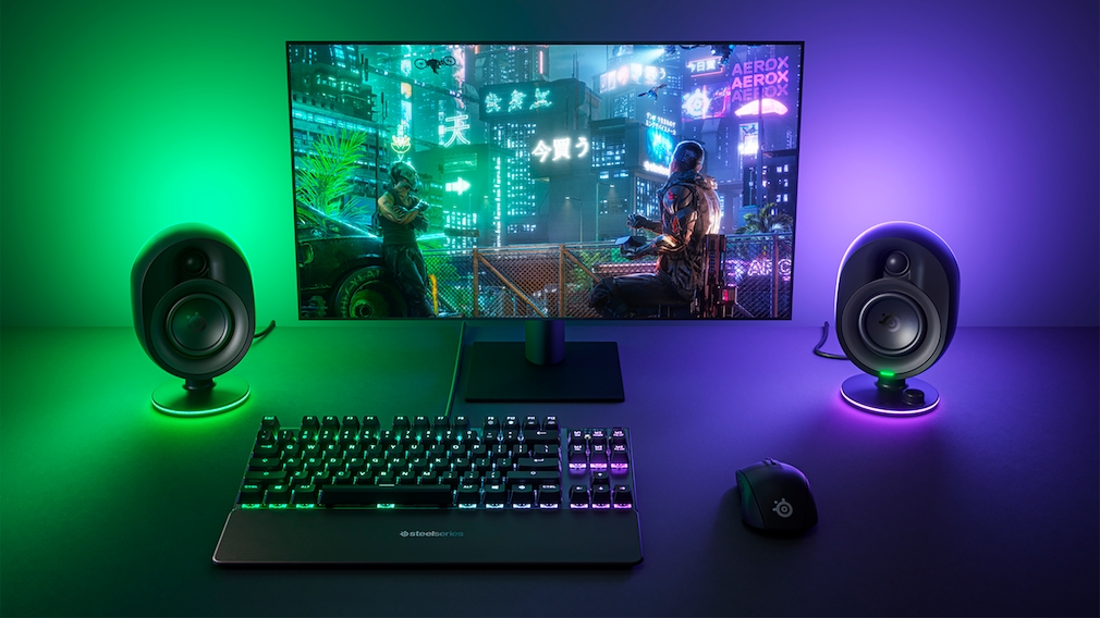 Pc Boxen Creative SteelSeries Arena 7 im Test: PC-Boxen mit Licht