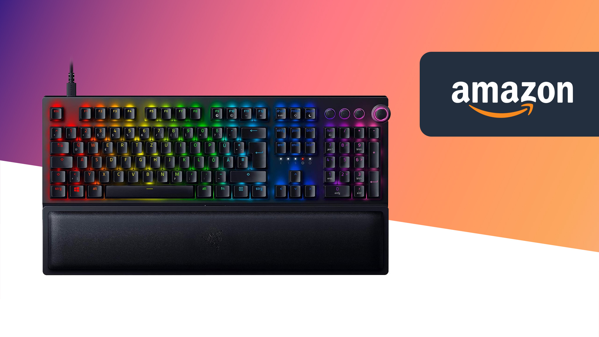 Razer’s coveted mechanical gaming keyboard is around €160