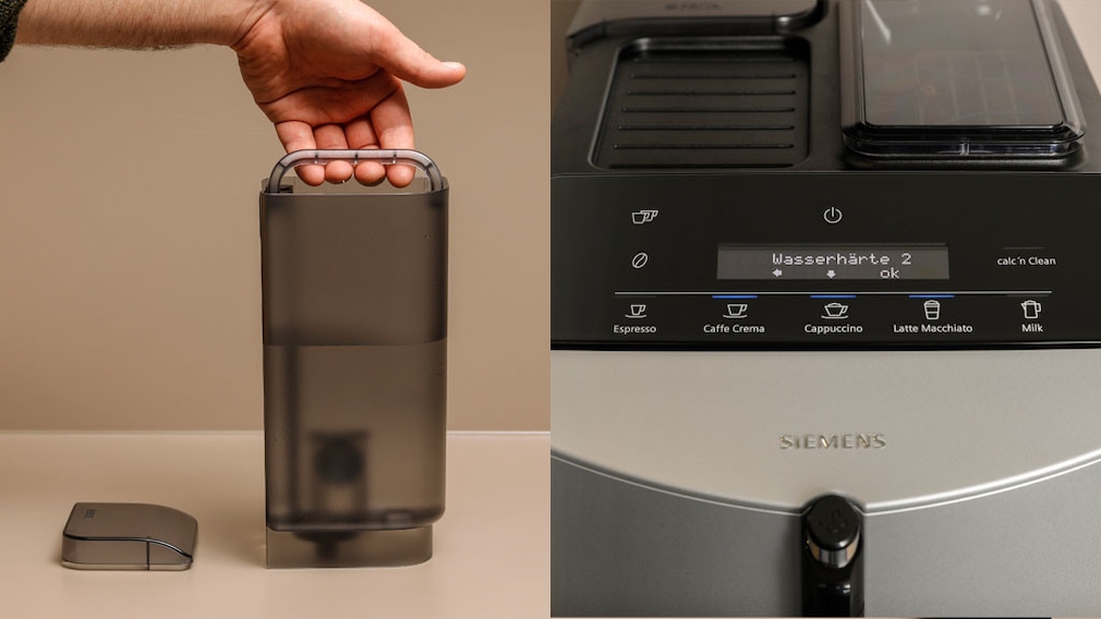 EQ COMPUTER 300 - mit Top-Milchdüse im BILD Kaffeevollautomat Siemens Test: