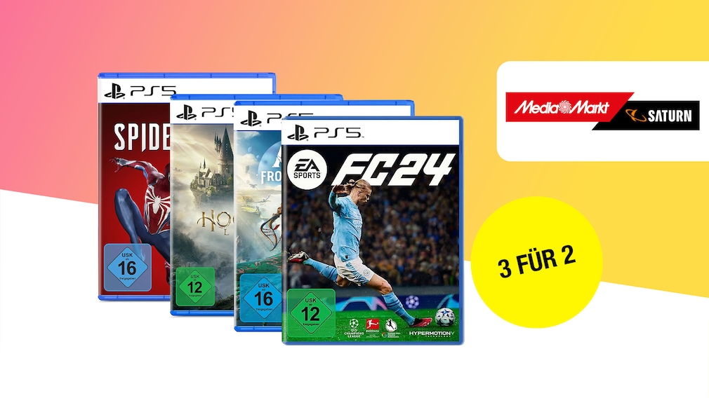 MediaMarktAngebot Drei Spiele kaufen, nur zwei bezahlen COMPUTER BILD