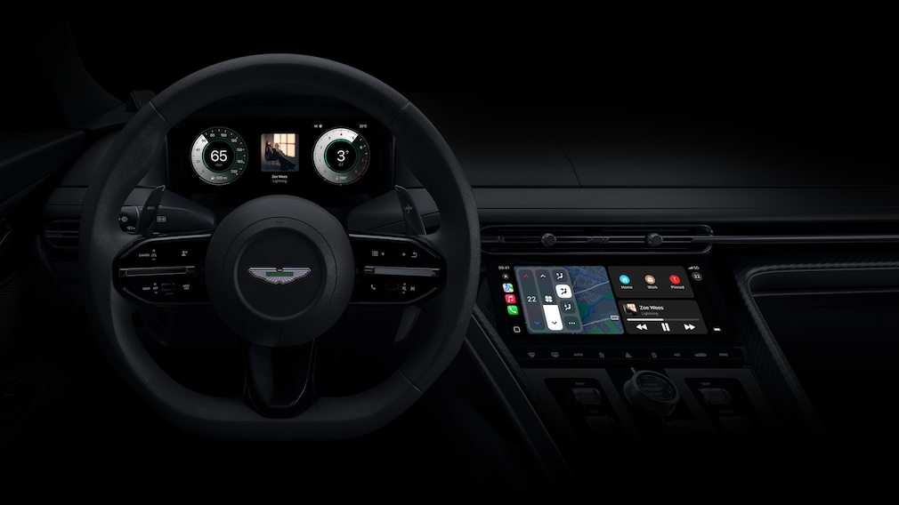 Das neue CarPlay bei Aston Martin