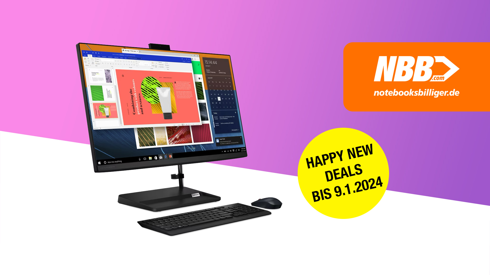 Lenovo IdeaCentre AIO 3 27ALC6 AllinOnePC bei Notebooksbilliger im