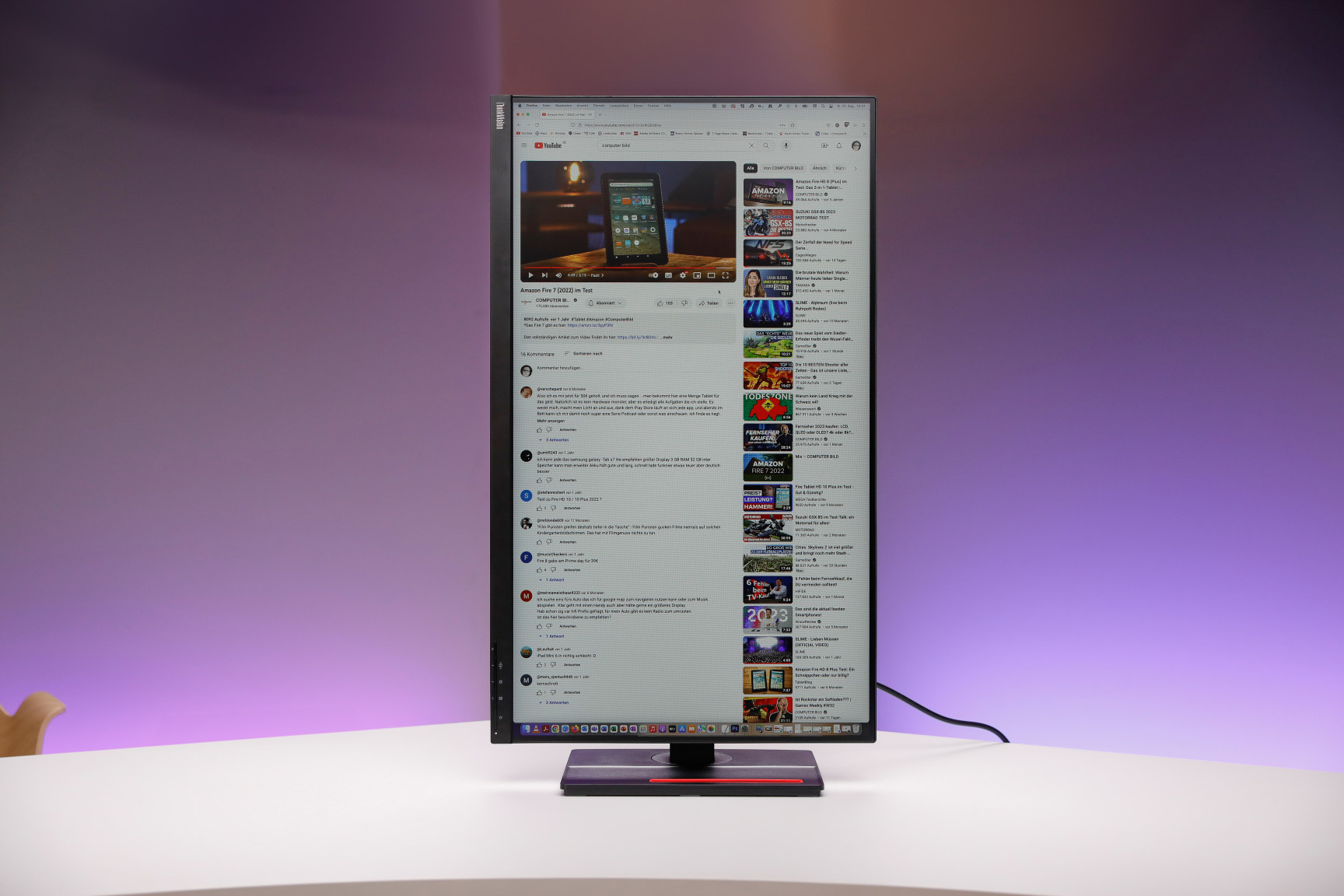 Lenovo ThinkVision T32h-20 im Test: 32-Zoll Monitor mit USB-C