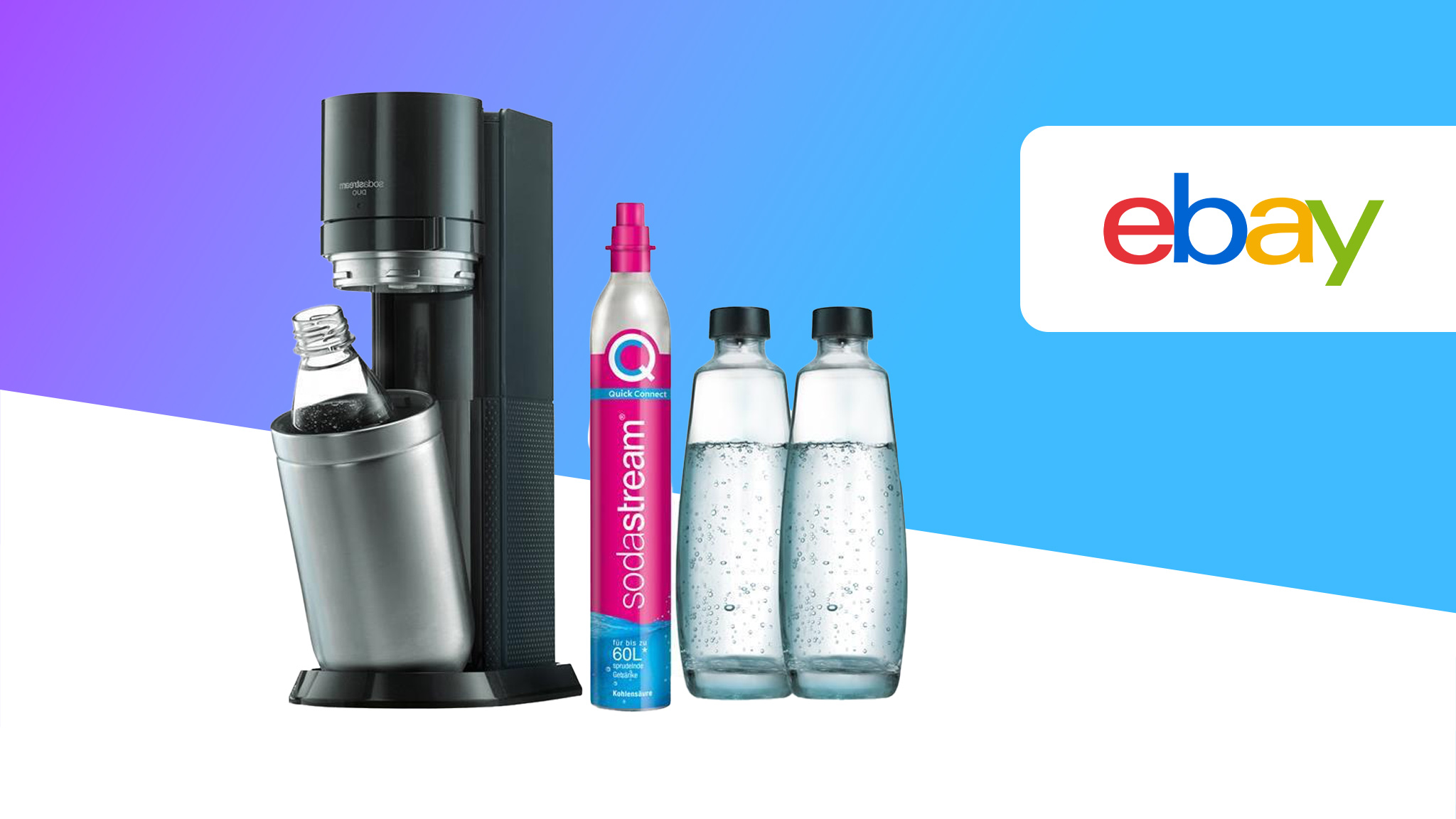 Im Vorteilspack bei Ebay Sodastream Duo Titan für nur 90 Euro! COMPUTER BILD
