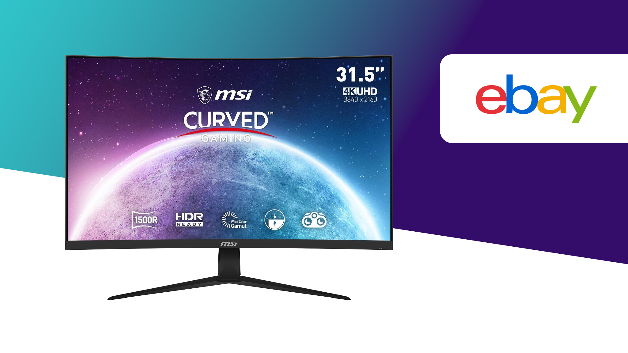 Derzeit nur 275 Euro MSI G321 Curved GamingMonitor bei Ebay