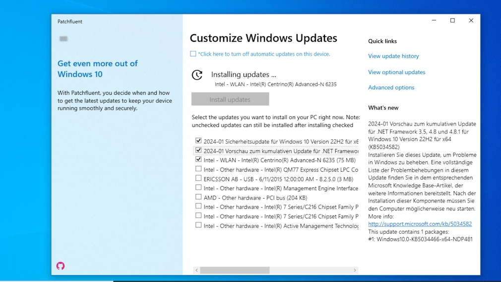 WindowsUpdateAlternative Clients zum Aktualisieren des OS COMPUTER