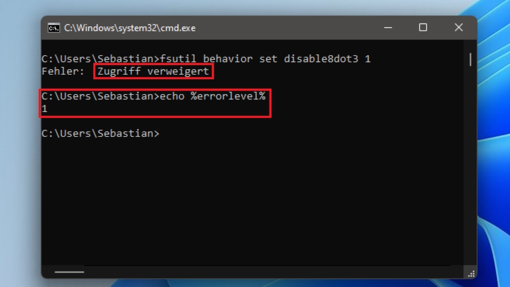 WindowsErrorlevel in Batch Diese Fehlercodes sind möglich COMPUTER BILD