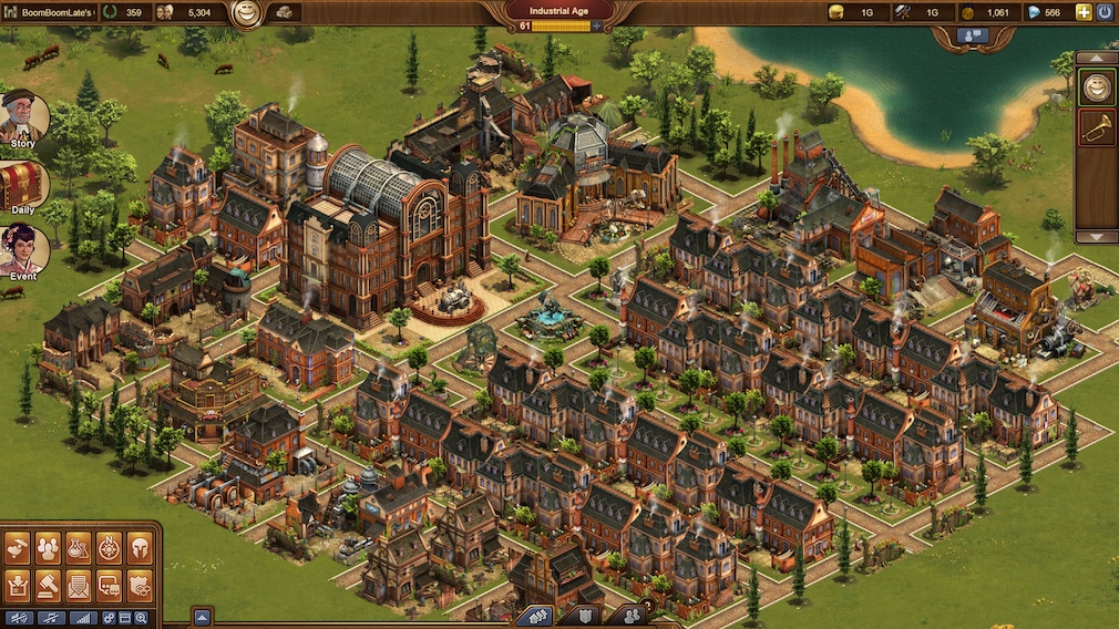 Screenshot Forge of Empires Stadt