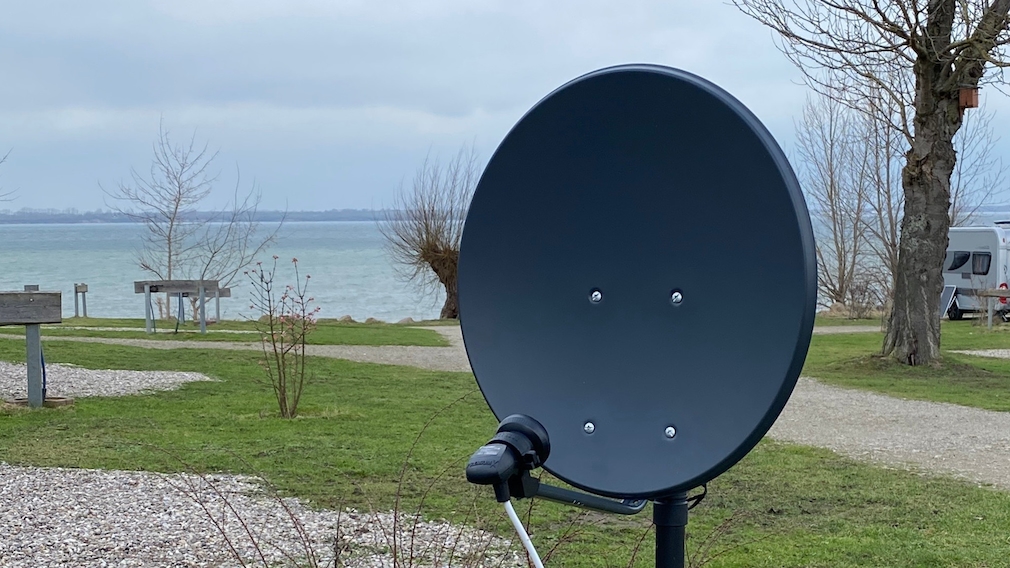 Satellitenschüsseln mit 60 Zentimeter Durchmesser genügen für den Empfang des am meisten gefragten Astra-Satelliten in ganz Deutschland.