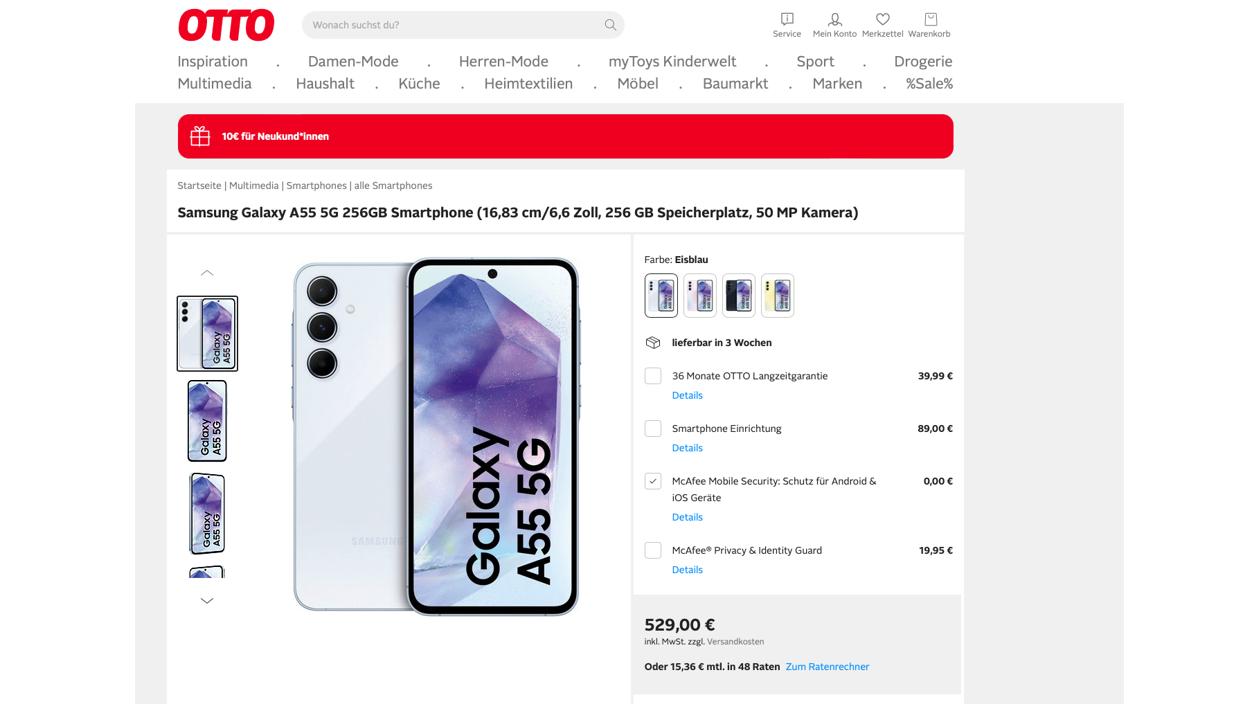 Samsung Galaxy A55: Kaufen, Display, Kamera,Akku, Preis - COMPUTER BILD