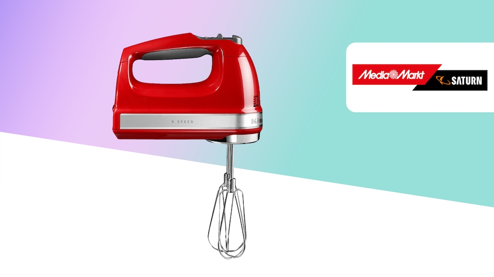 Media Markt: KitchenAid-Handmixer jetzt um 47 Prozent reduziert