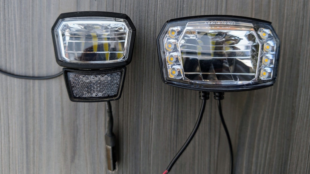 Phare Avant Trelock LS 890-T Lighthammer 100 Lux Pour Vélo électrique - Support Fourche Inclus