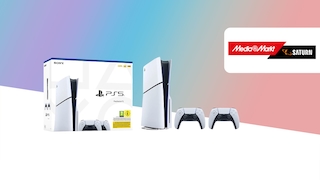Sony PS5 Slim mit zwei Controllern zum Bestpreis bei Media Markt