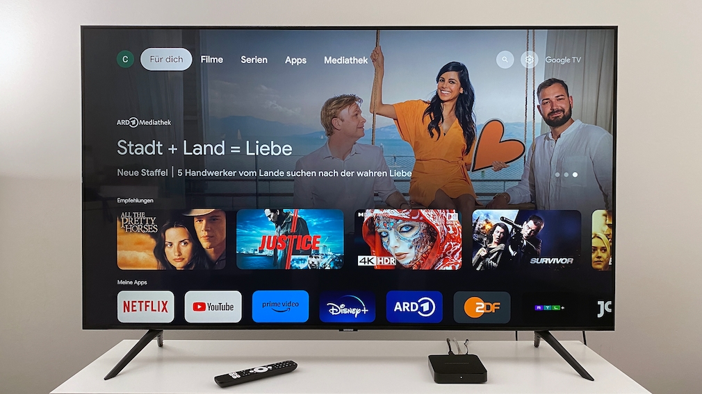 Thomson Streaming Box 240 - 4K UHD Google TV Avec Télécommande Vocale Et WiFi