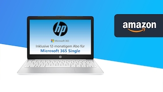 Amazon-Angebot: Kompaktes HP-Notebook inklusive Office 365 für 179 Euro