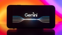 Gemini-Logo auf einem Smartphone