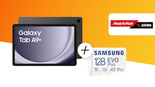 Samsung-Set bei Media Markt: Galaxy Tab A9+ mit Evo Plus für 199 Euro