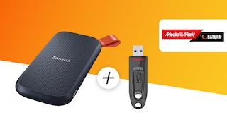 SanDisk-Doppel: SSD mit 1 TB + USB-Stick mit 64 GB für 79 Euro bei Media Markt