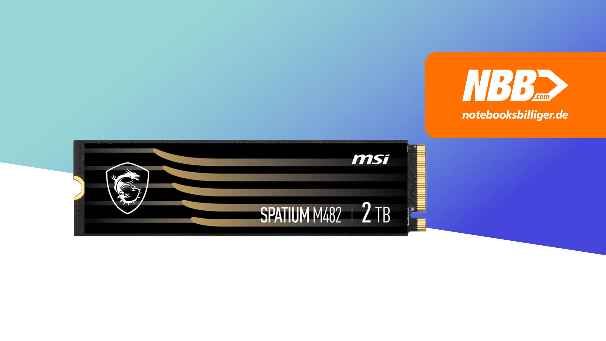 SpeicherDeal MSI Spatium M482 mit 2TB bei NBB im Angebot COMPUTER BILD