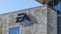 EA-Logo auf einem Gebäude