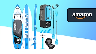 Trendsportgerät im Amazon-Angebot: SUP-Set von Bluefin für 480 Euro