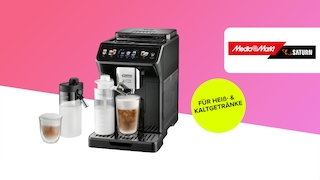 De'Longhi Eletta Explore: Kaffeevollautomat mit 40 Rezepten und Touchdisplay günstig bei Media Markt