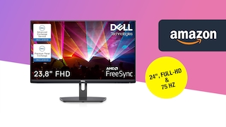 Amazon-Angebot: Dell-Monitor mit 24 Zoll und 75 Hertz für 125 Euro