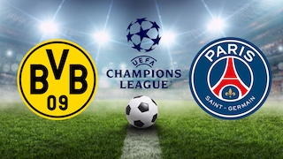 Champions League: Borussia Dortmund gegen PSG live sehen Logo