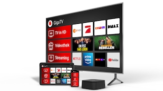 Vodafone GigaTV Sound verspricht einen komfortablen Mix aus Kabelfernsehen und Streaming, obendrein sind Lautsprecher integriert.