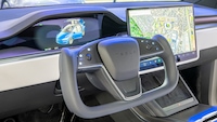 Cockpit eines Teslas