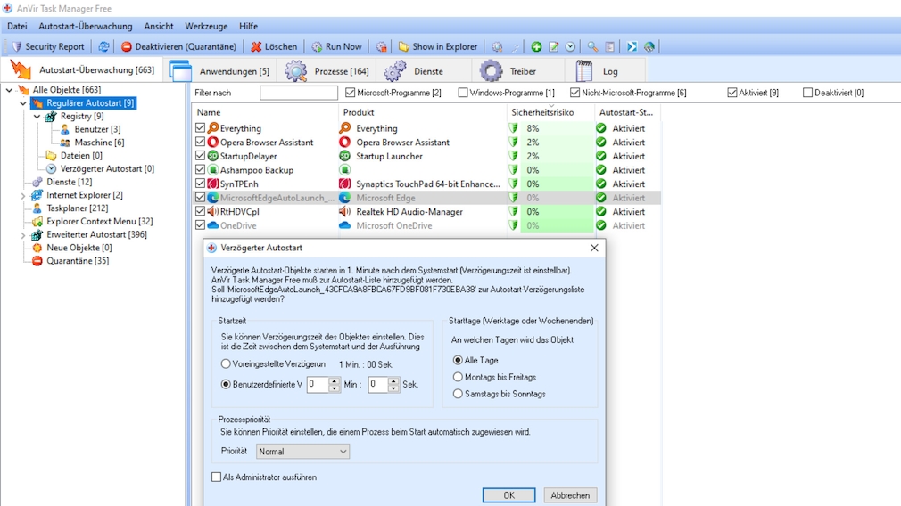 Windows: Autostarts verzögern Windows: Autostarts verzögern