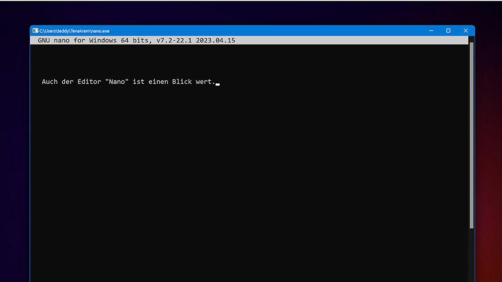Windows-CMD-Texteditor: Kommandozeile als CLI-Editor-Tool nutzen Windows-CMD-Texteditor: Kommandozeile als CLI-Editor-Tool nutzen