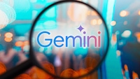 Google-Gemini-Logo auf einem Handy