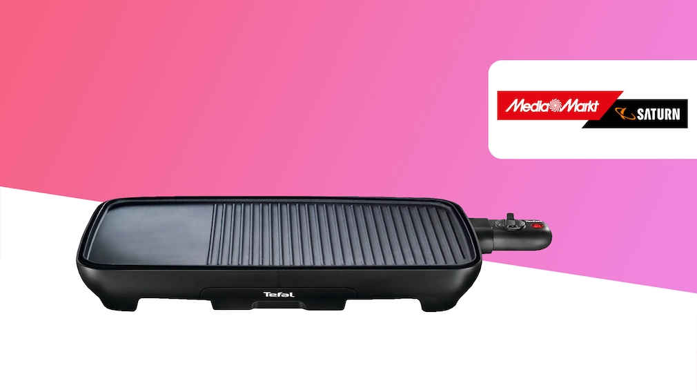Kompakter TefalElektrogrill für günstige 55 Euro bei Media Markt