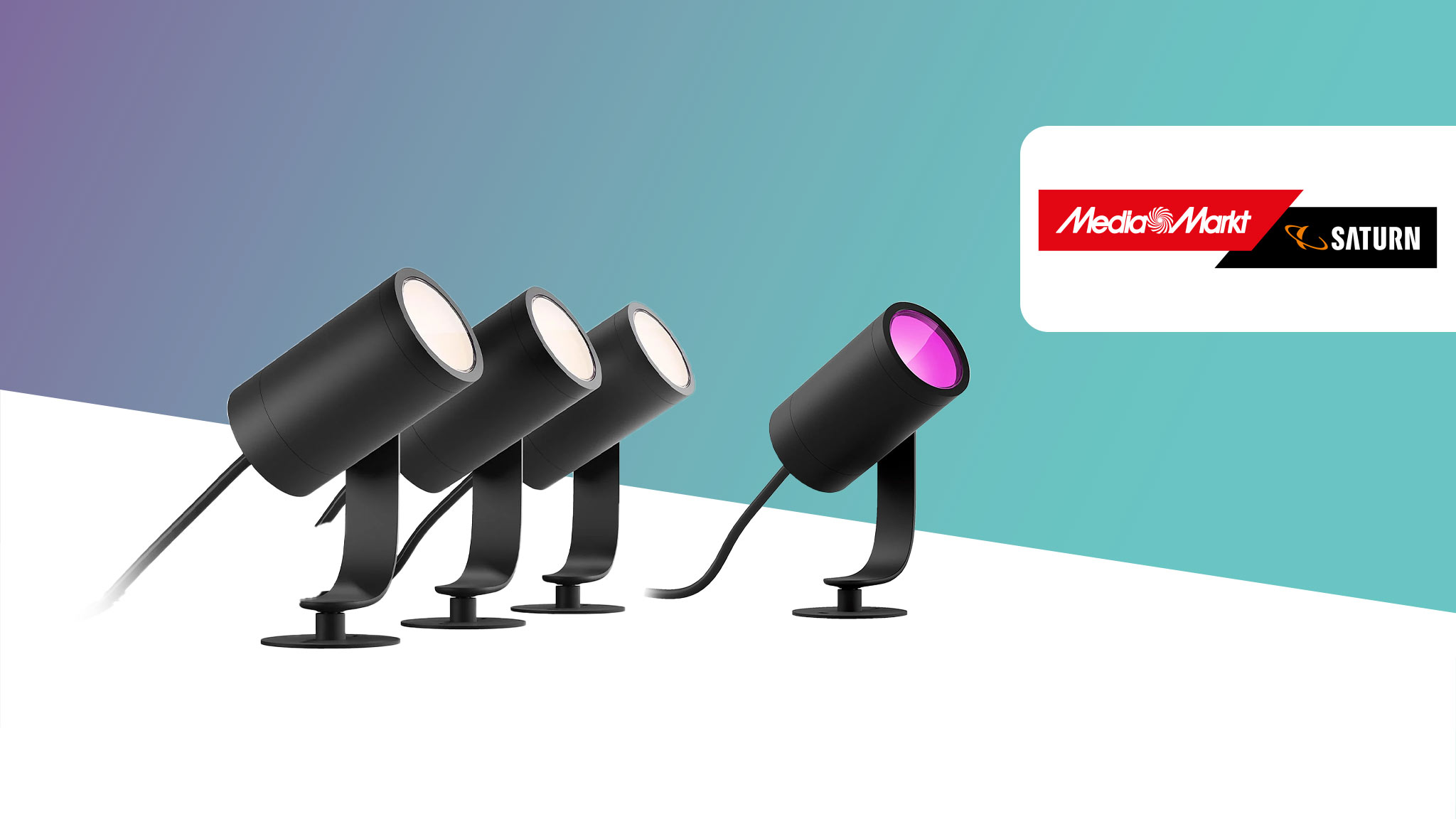 Philips Hue Lily Außenleuchte für Garten & Co. im BundleAngebot