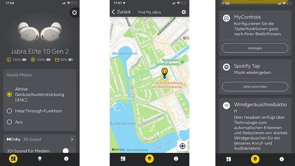 Die Jabra In-Ear Kopfhörer funktionieren mit Bluetooth & Kabel ...