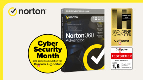 Norton 360 Advanced: Sparen Sie jetzt 74% mit dem Testsieger!