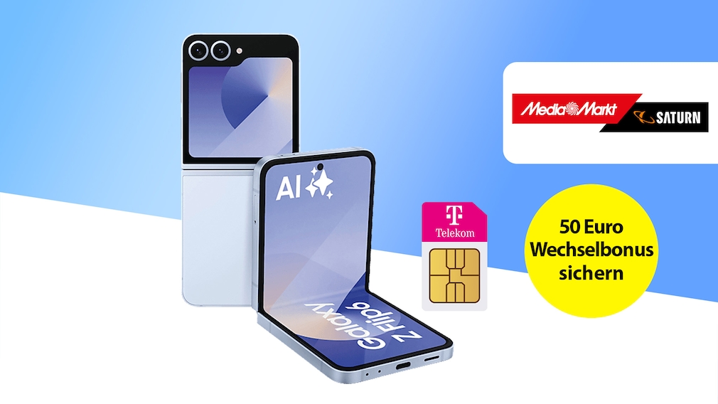 Samsung Galaxy Flip 3 Mit Vertrag Angebot: Samsung Galaxy Z Flip6 mit 20-GB-5G-Tarif im Telekom-Netz