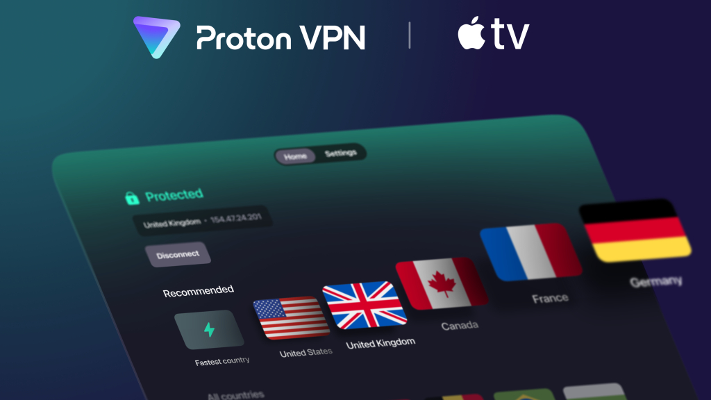 Proton VPN ist ab sofort als eigene App für Apple TV verfügbar