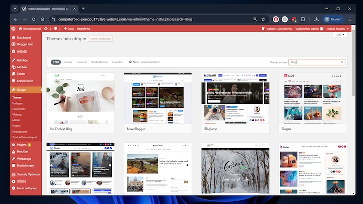 Unter den WordPress-Themes findet jeder sein perfektes Blog-Design.