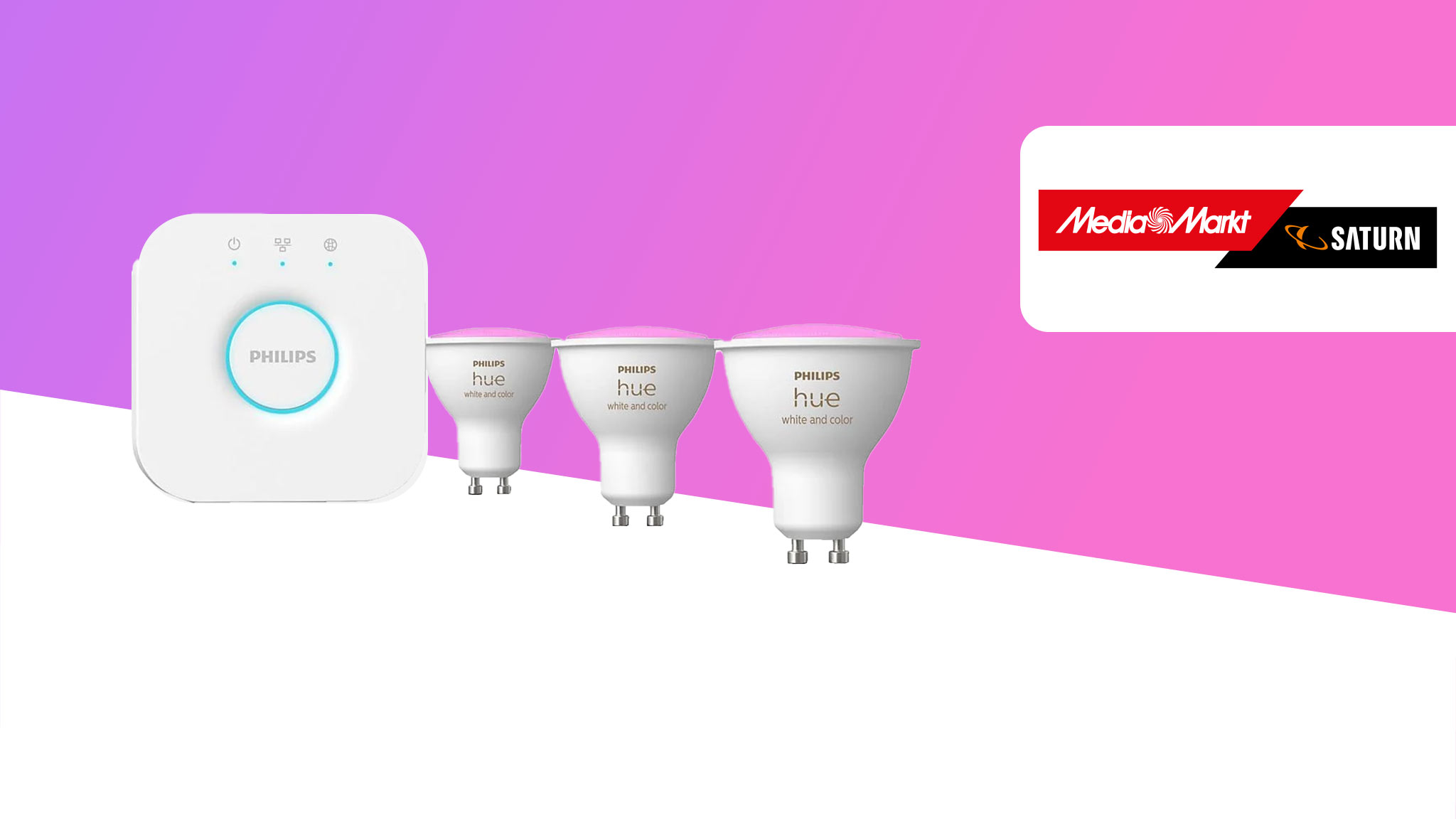 Black Friday 2024 GU10 Lampen Bridge von Philips Hue fur 79 Euro COMPUTER BILD
