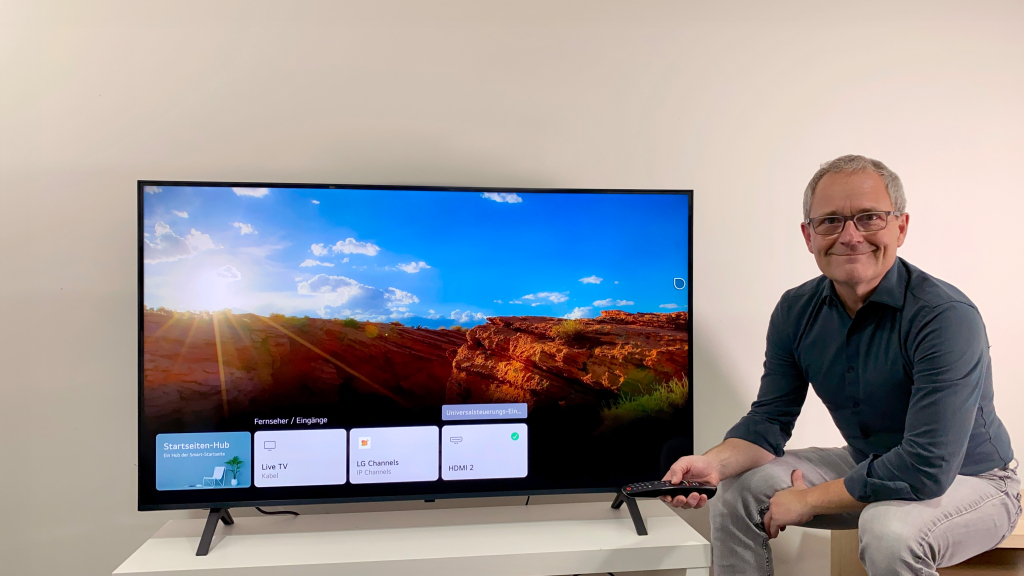 Der LG Nano81T ist im Test einer der besten Fernseher für unter 500 Euro