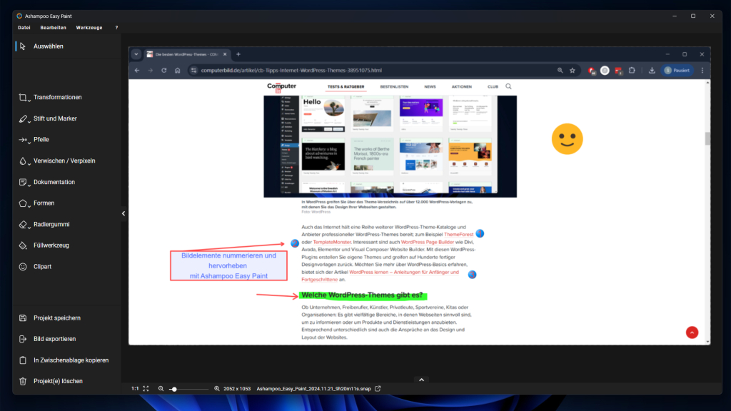 Ashampoo Easy Paint – Kostenlose Vollversion